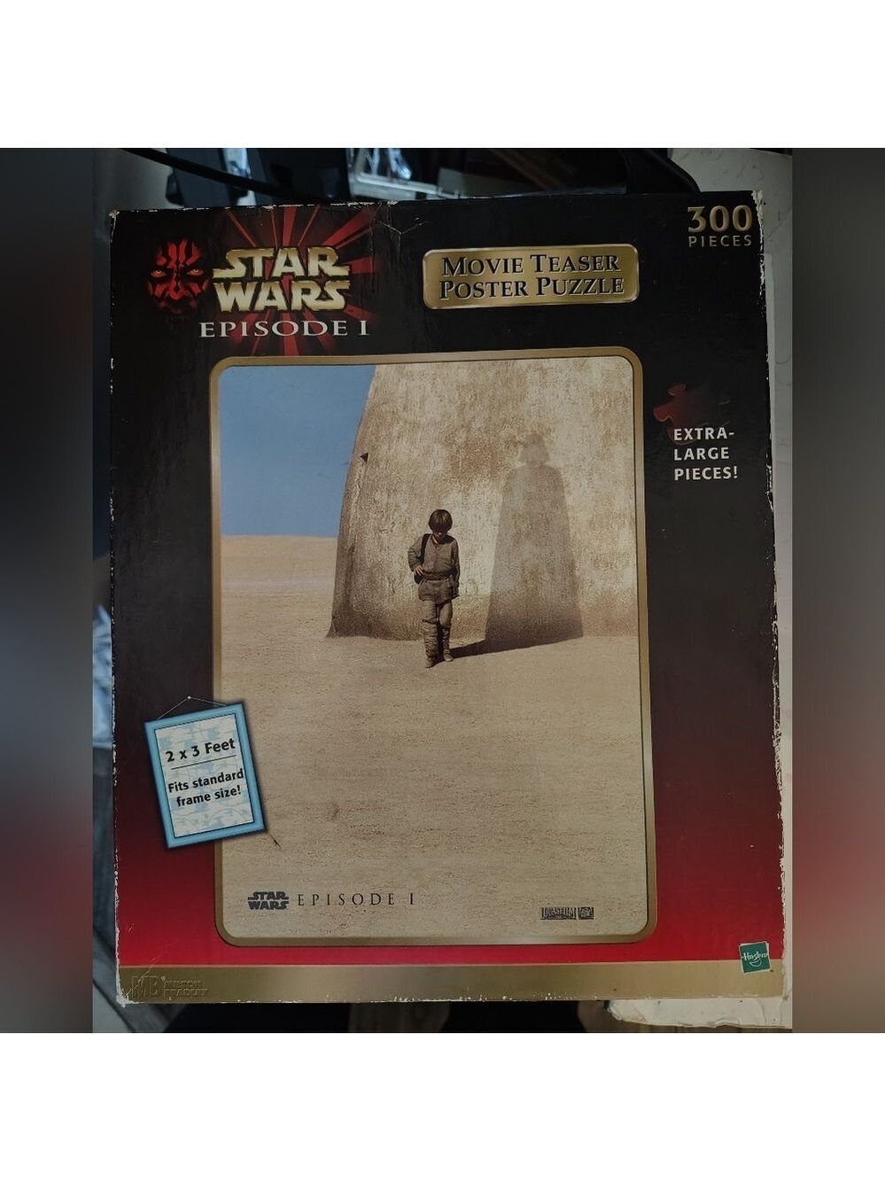 Star Wars Episode 1 Movie Teaser 300 Piece Puzzle 2'x3' Hasbro XL 1999